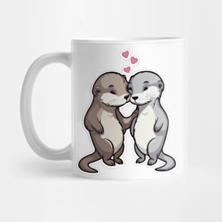 Otter in Love Mug